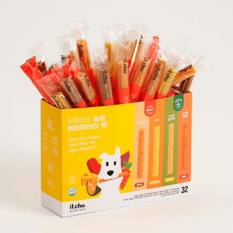 [웰컴딜] 잇츄러스 슬림 버라이어티팩 (32개입) / 앱쿠폰적용가 9,500원 - 핏펫몰