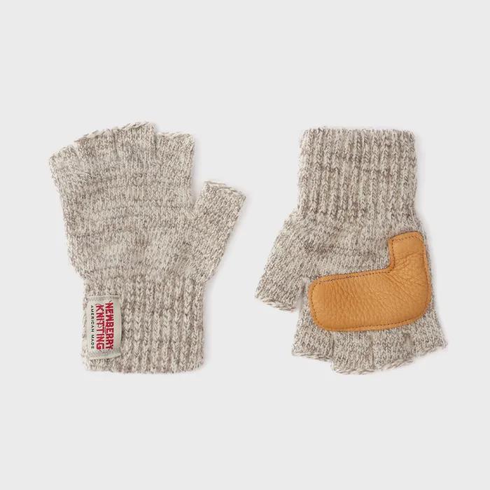 사슴가죽 핑거리스장갑 - 오트밀