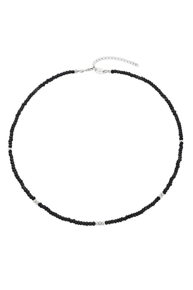 Beads necklace (black)