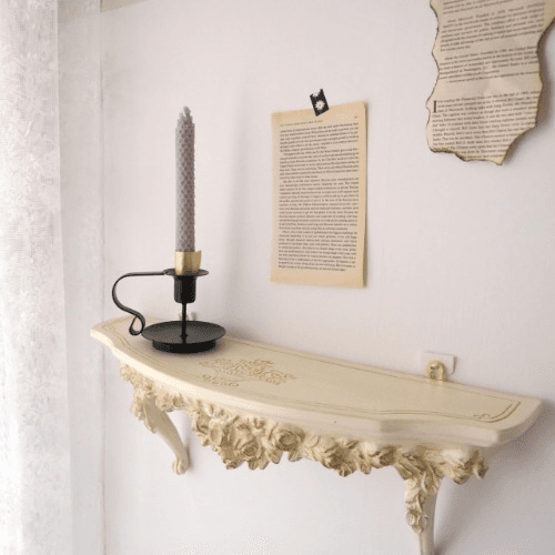 우드 클래식 장미선반