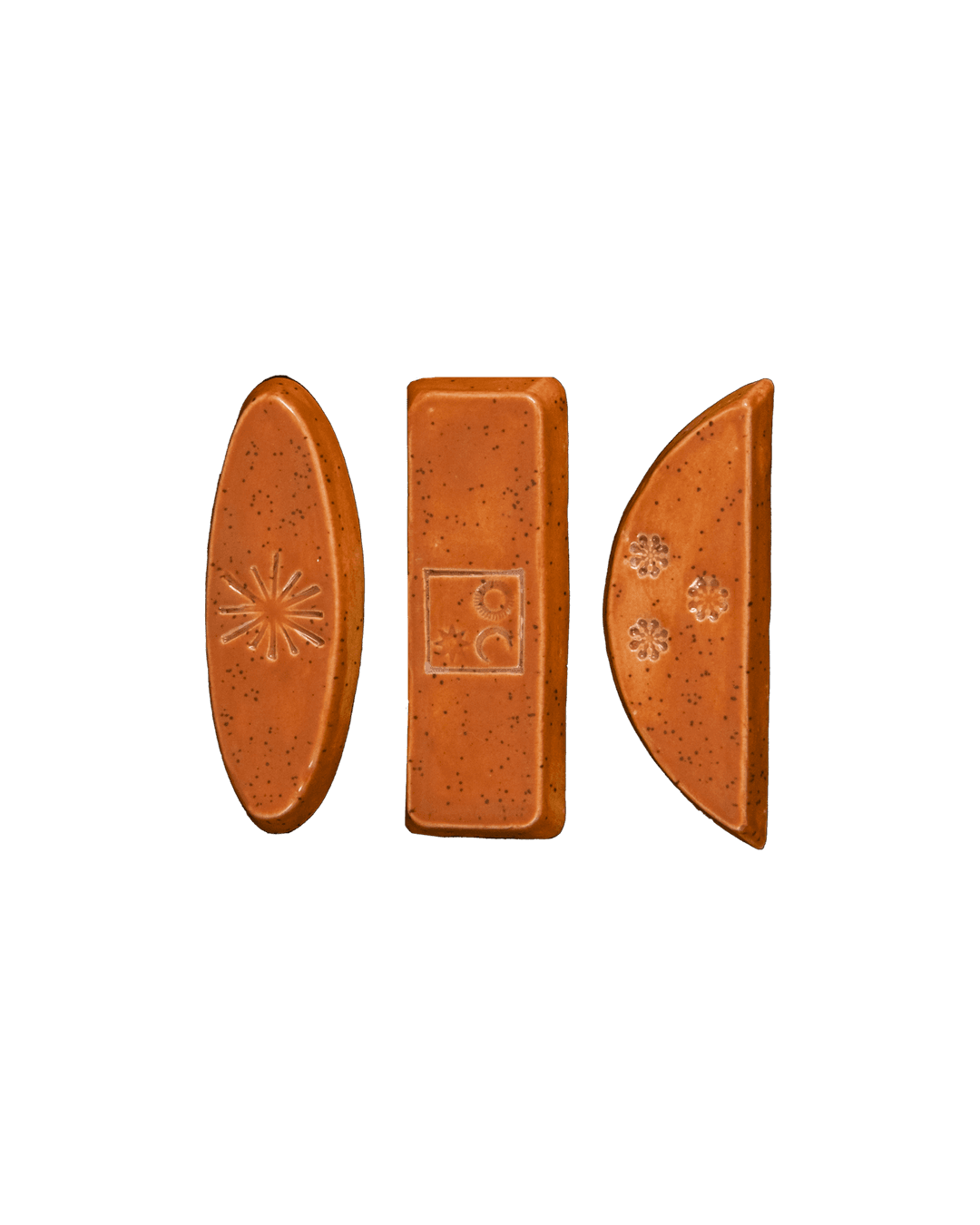 Cutlery Stand Set / Brown