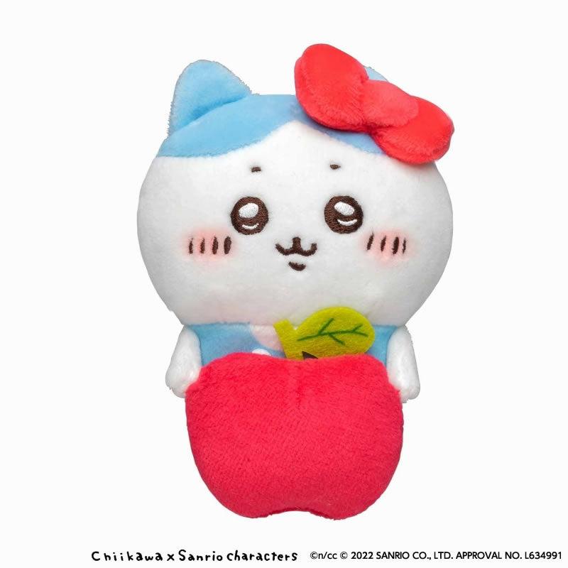 치이카와×산리오 캐릭터즈 데스크탑에서 지켜보는 걸고 인형 (하치와레・헬로키티)