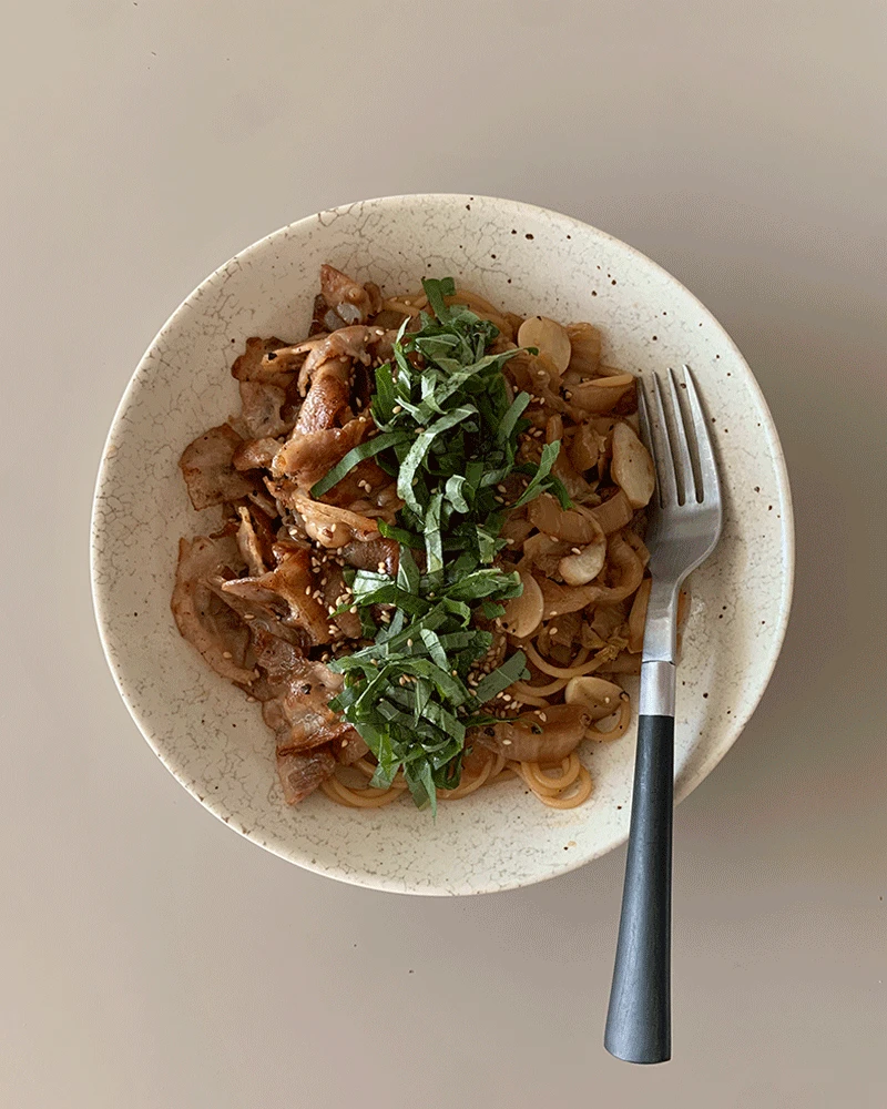 Egg wide bowl (파스타접시)