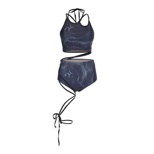 STRING WARP CUT-OUT BIKINI BLACK BQ4SW005