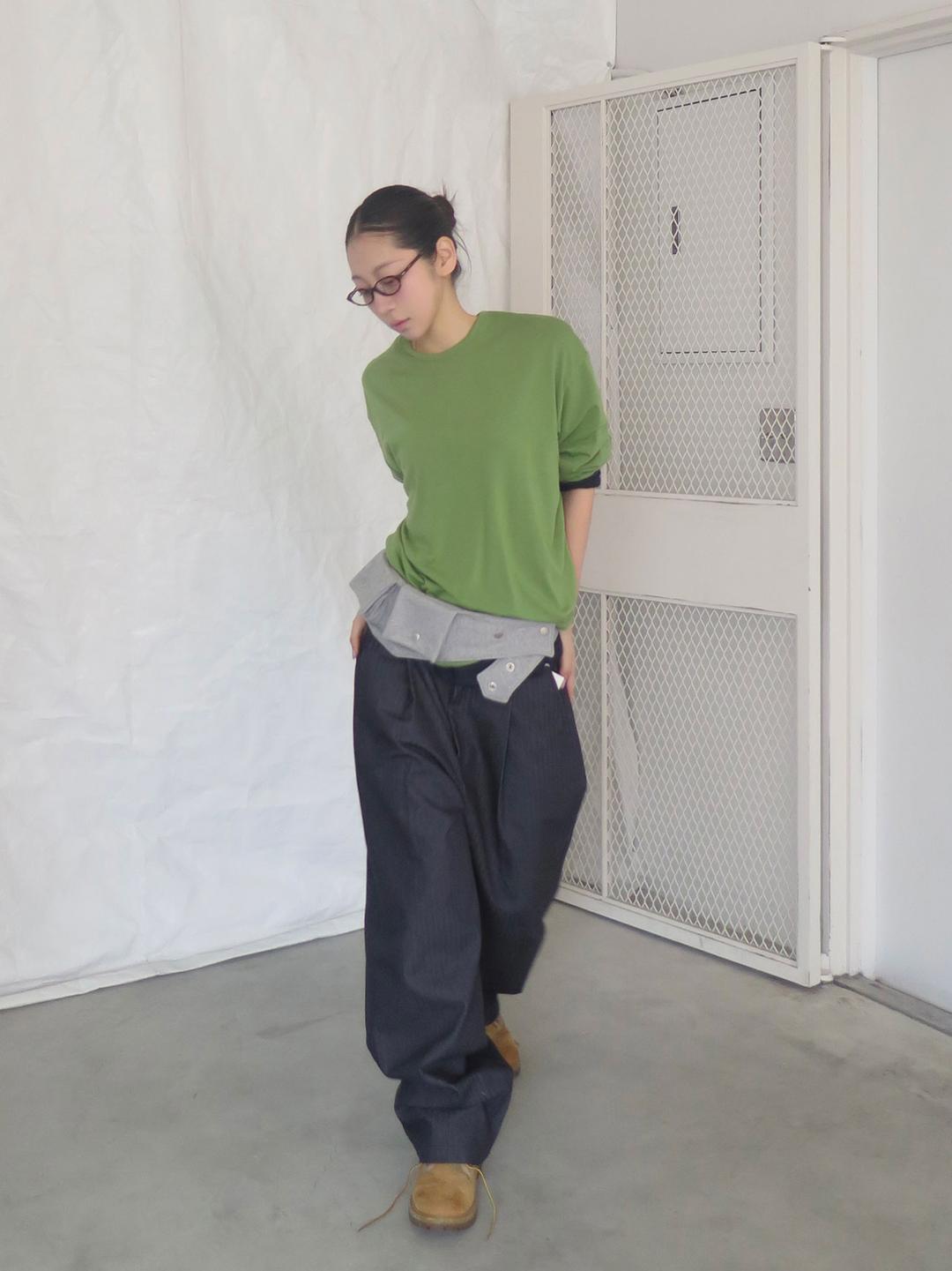 핀 스트라이프 벌룬 커브드 데님 (3color)