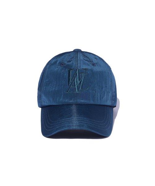 Signature Logo ball cap - NYLON MID BLUE