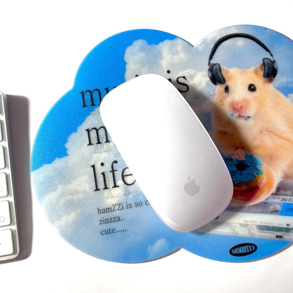 MML HAMZZI MOUSE PAD (뮤마랖 햄찌 마우스 패드)