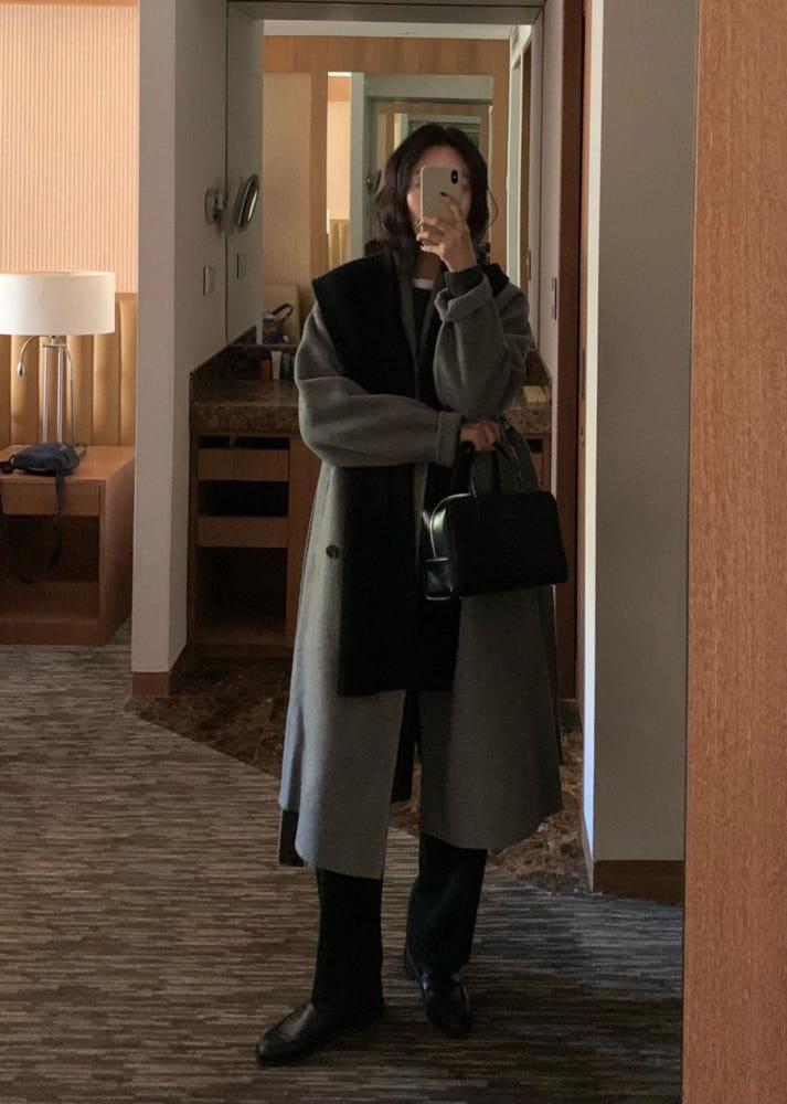모.후드메리노울 캐시 머플러