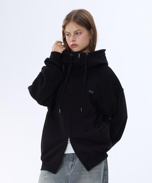OG 2WAY 후드집업 블랙 YHZ-201