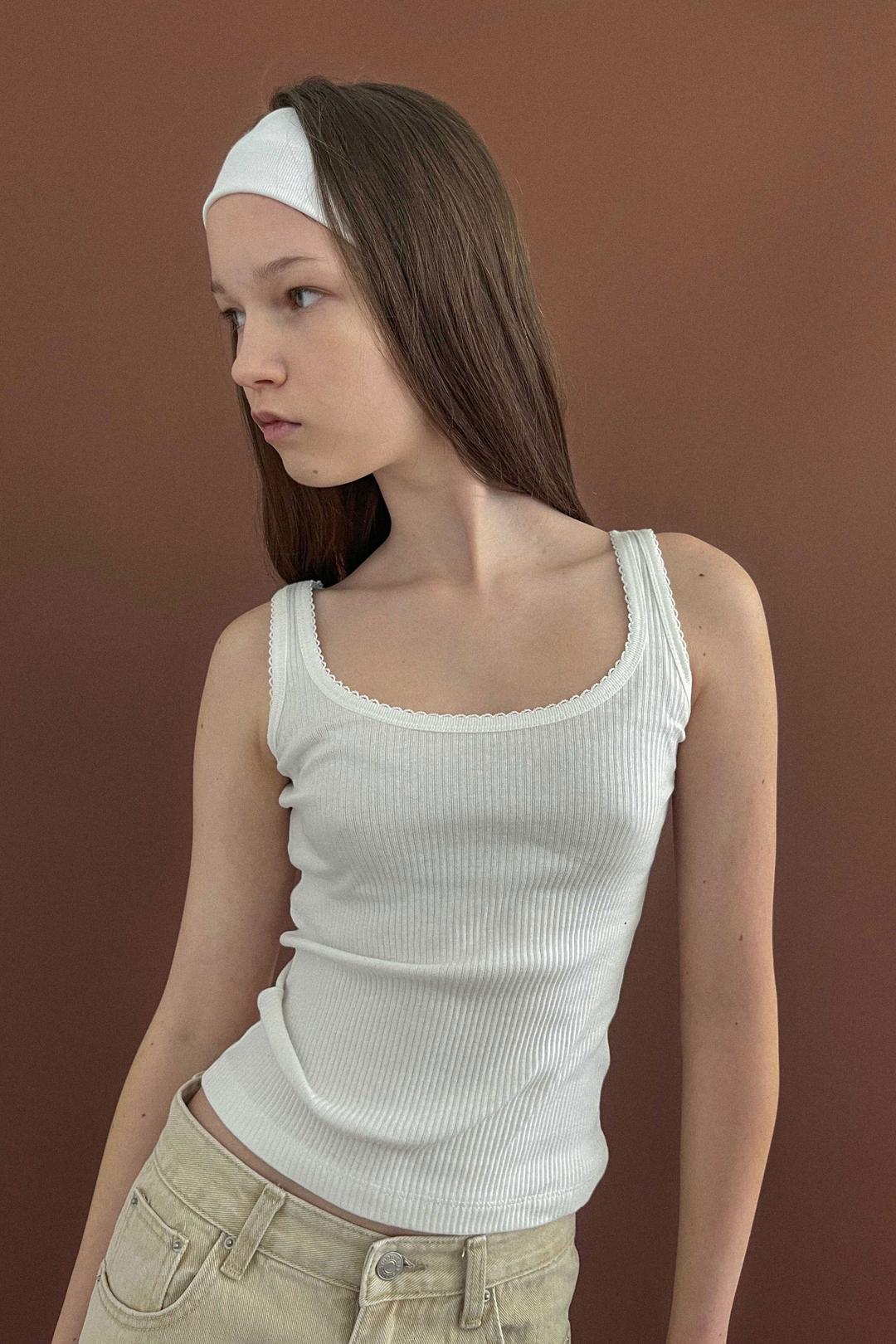 [25 SPRING][SALT Label] MAYO LACE SLEEVELESS