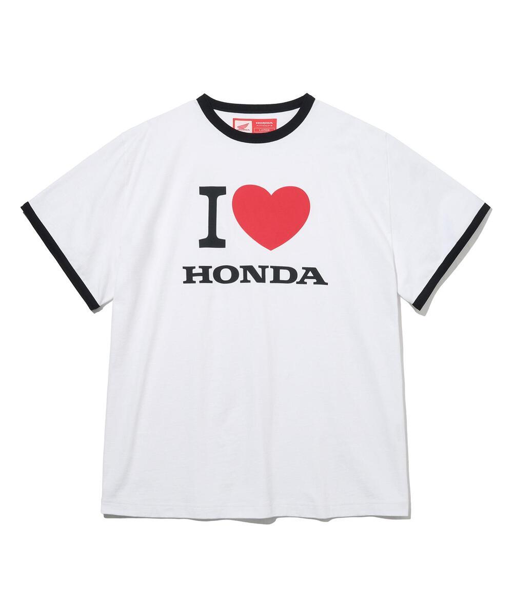 I Love Honda Ringer T-shirt_White