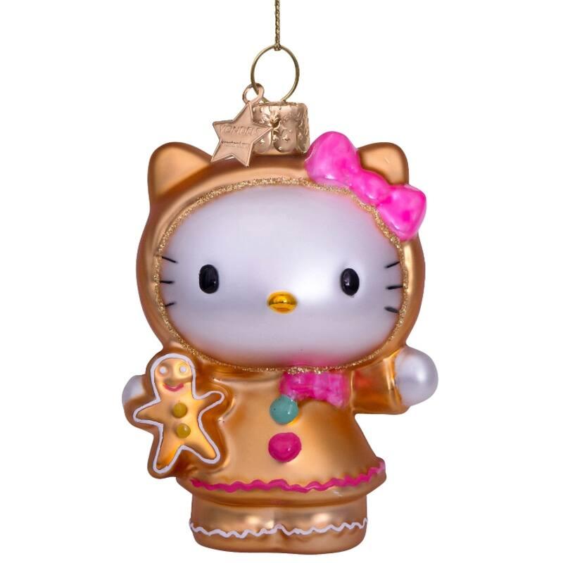 Ornament glass Hello Kitty gingerbread H9cm w/box