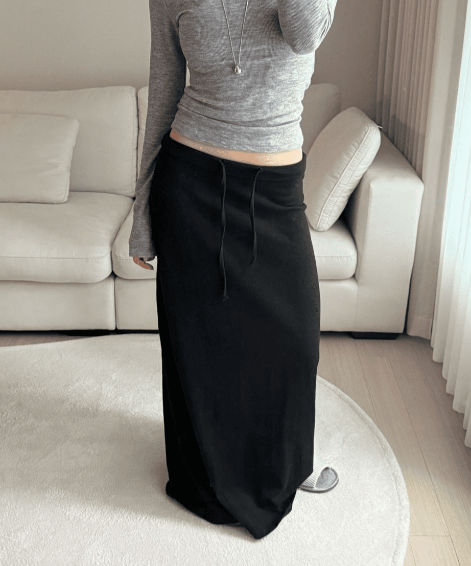 나이브 맥시롱스커트(국내/빠른발송)