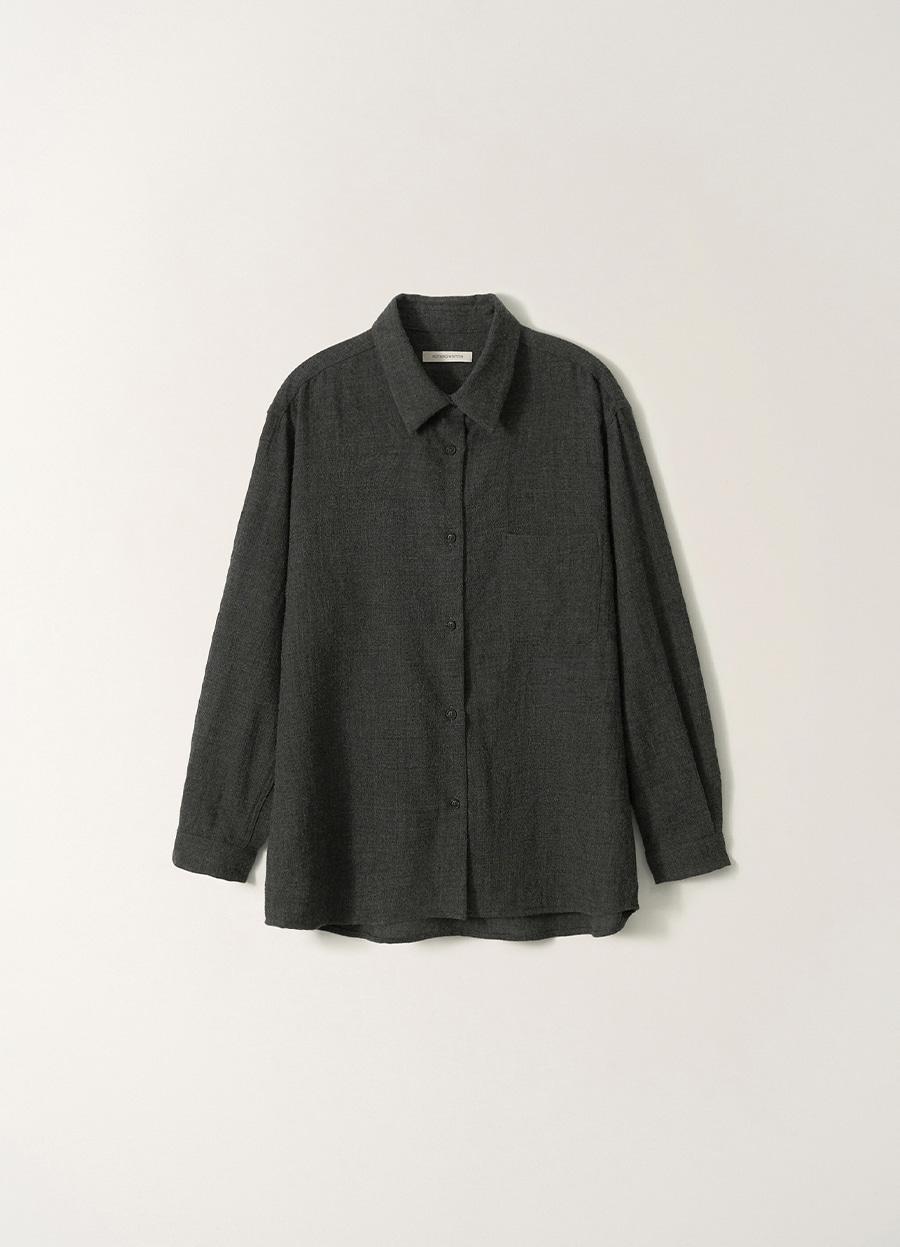 Pinué Wool Shirt (Charcoal)