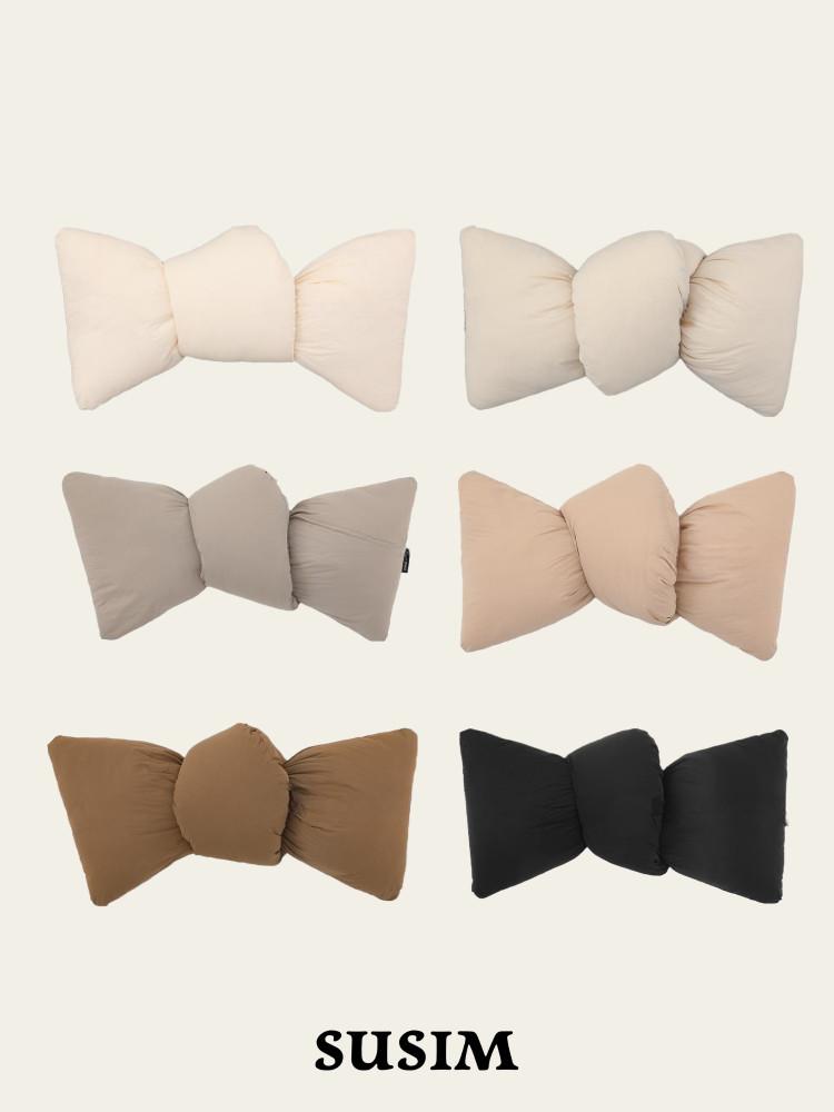 수심 Ribbon Cushion(7 color) 리본 쿠션 솜 여름 미니멀 꼬임 매듭