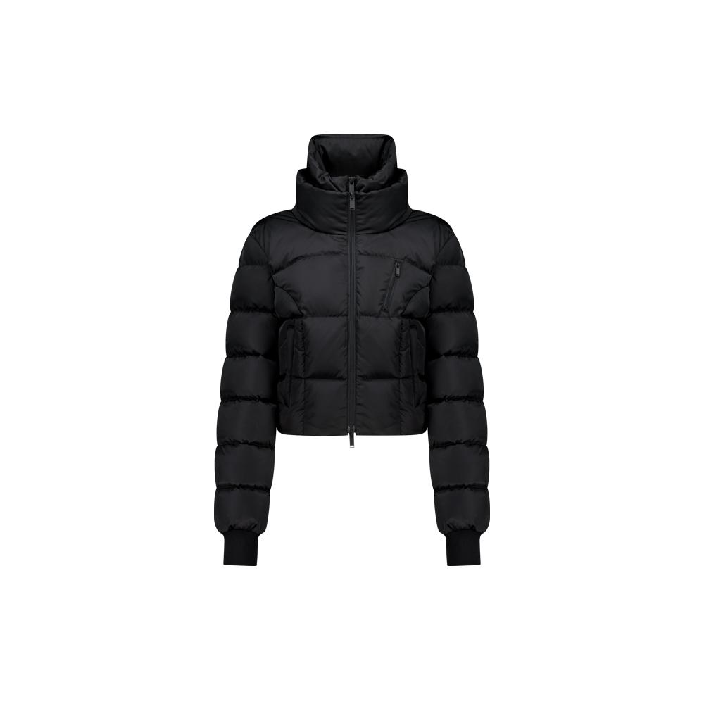 [LOADING ROOM : 로딩 룸] (EMMA) DOUBLE FRONT DOWN JACKET BLACK