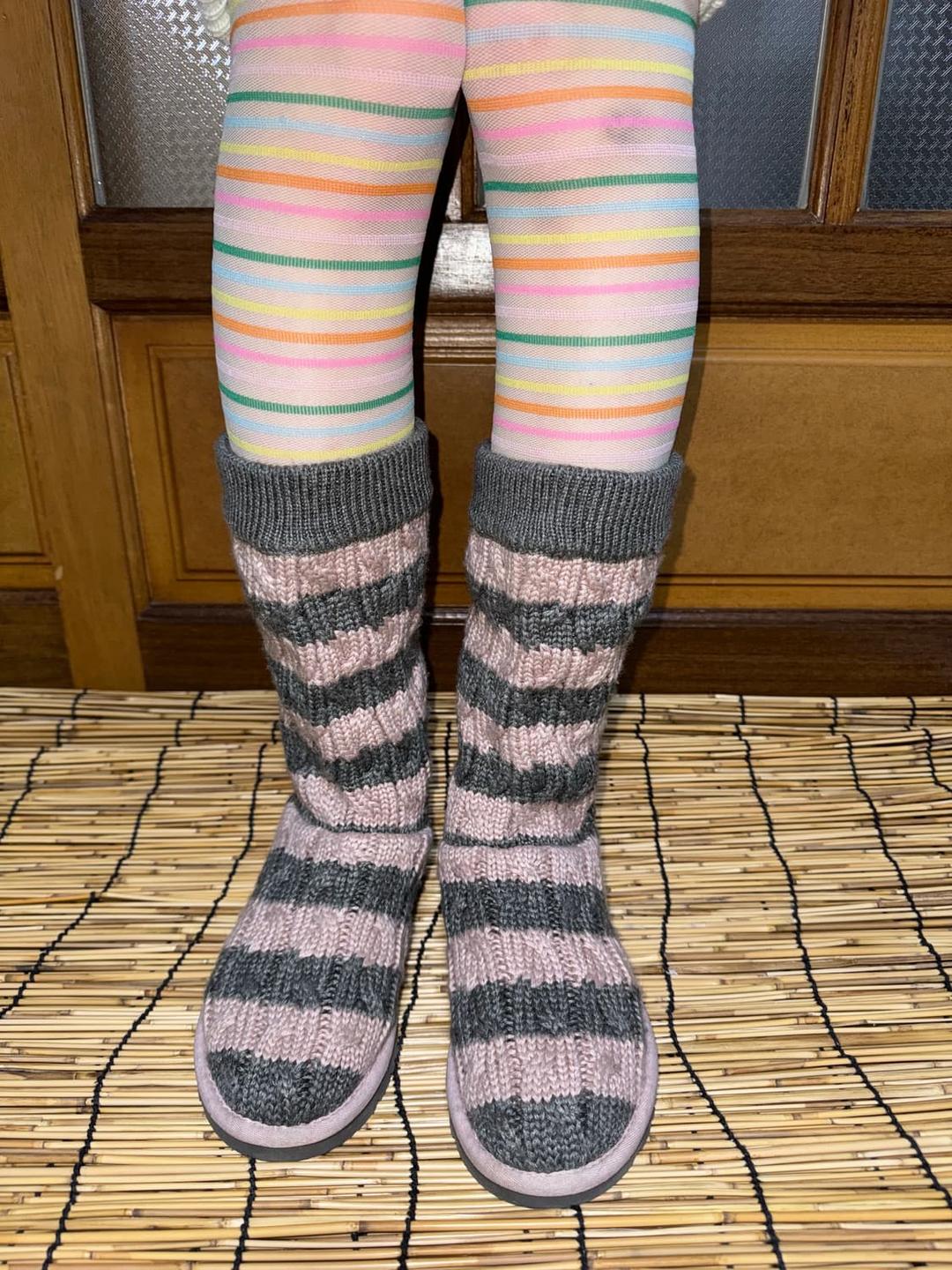 Ugg 스트라이프 니트 부츠 230 | 후루츠패밀리