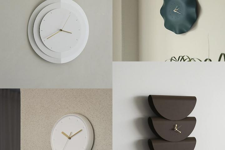 모노톤 세라믹 스틸 소재 인테리어 벽시계