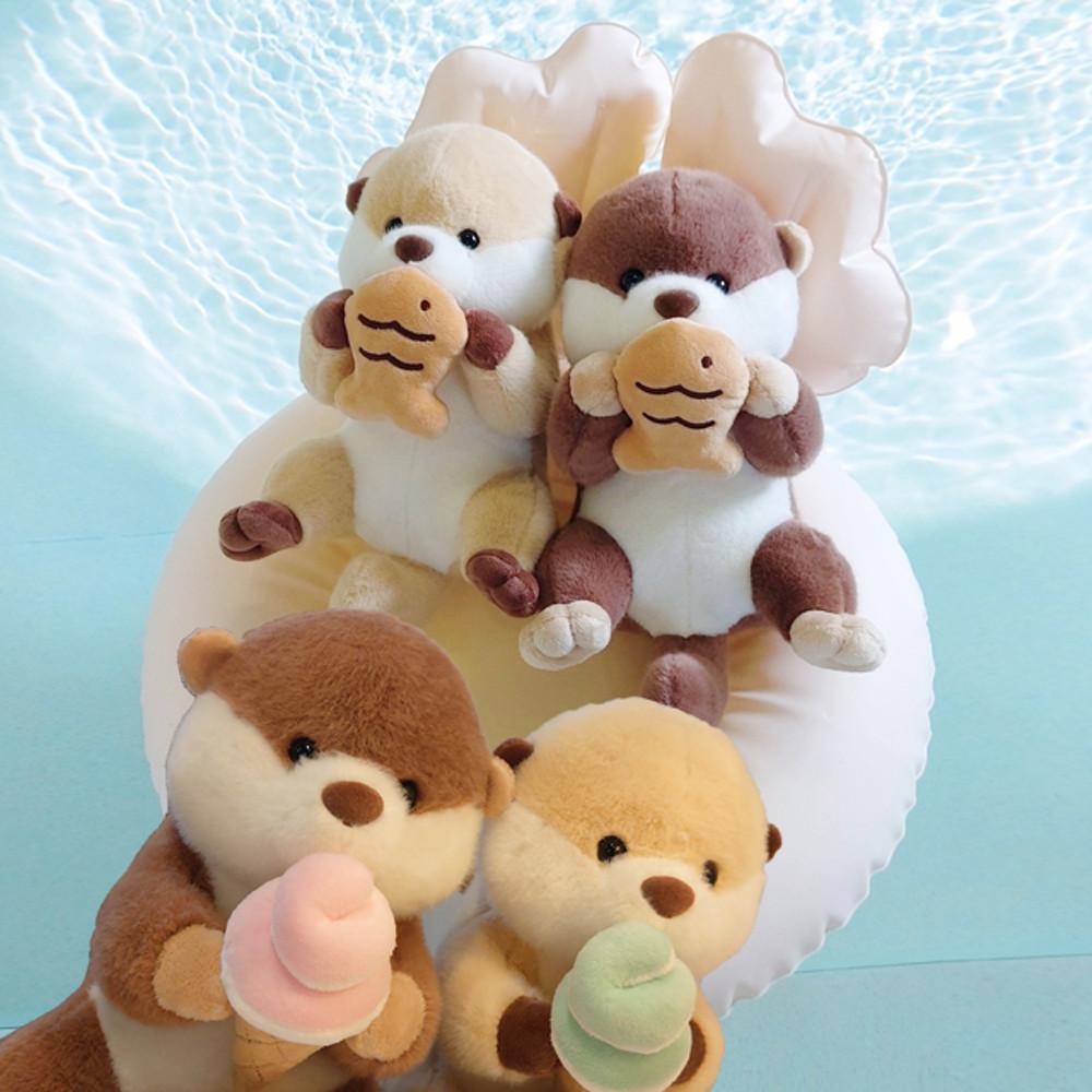 [시즌1,2] 붕어빵이좋아 아이스크림 랏코상 해달 수달 인형 선물 키링