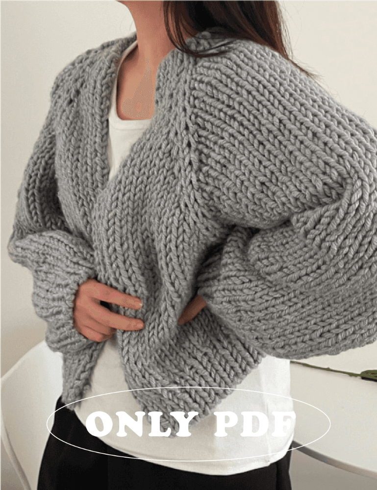 [PDF] 청키 탑다운 가디건