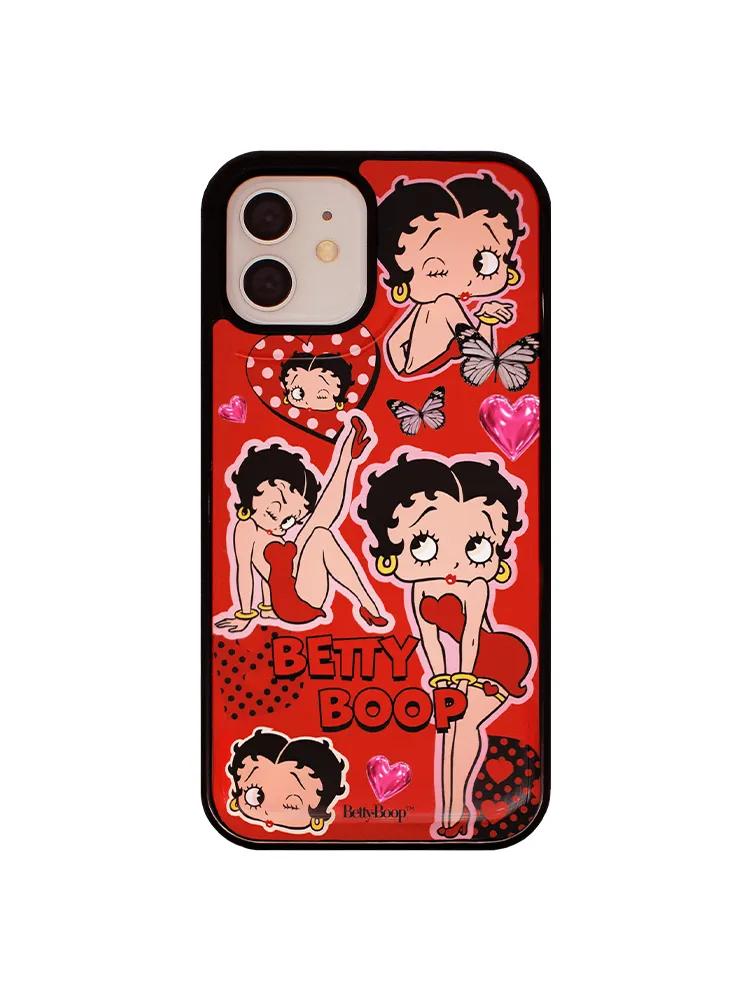 베티붑 키치 에폭시 범퍼 폰케이스_레드