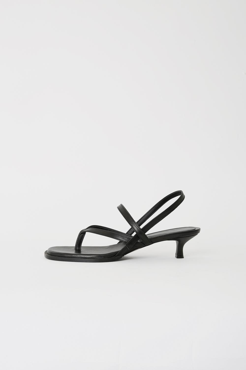 Cross Sling Back Pumps - Black