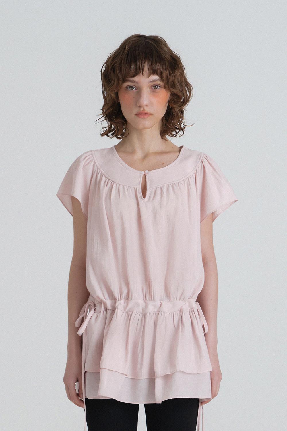 Sally string blouse_pink