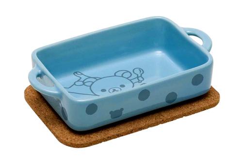 코르크 매트와 한 세트! 리락쿠마 그라탕접시