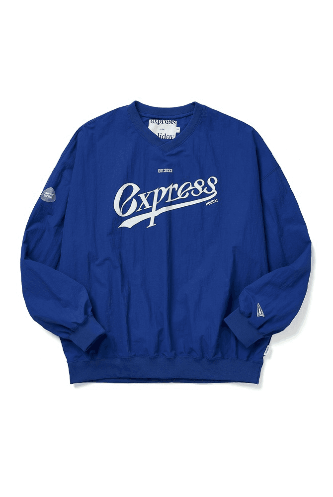 Express Holiday Authentic Nylon Pullover_Blue