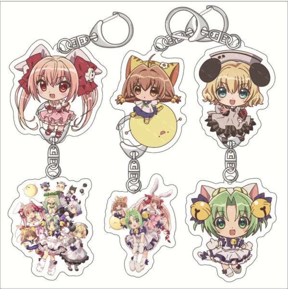 (5개 묶음) 디지캐럿 키링 키홀더 열쇠고리 11cm