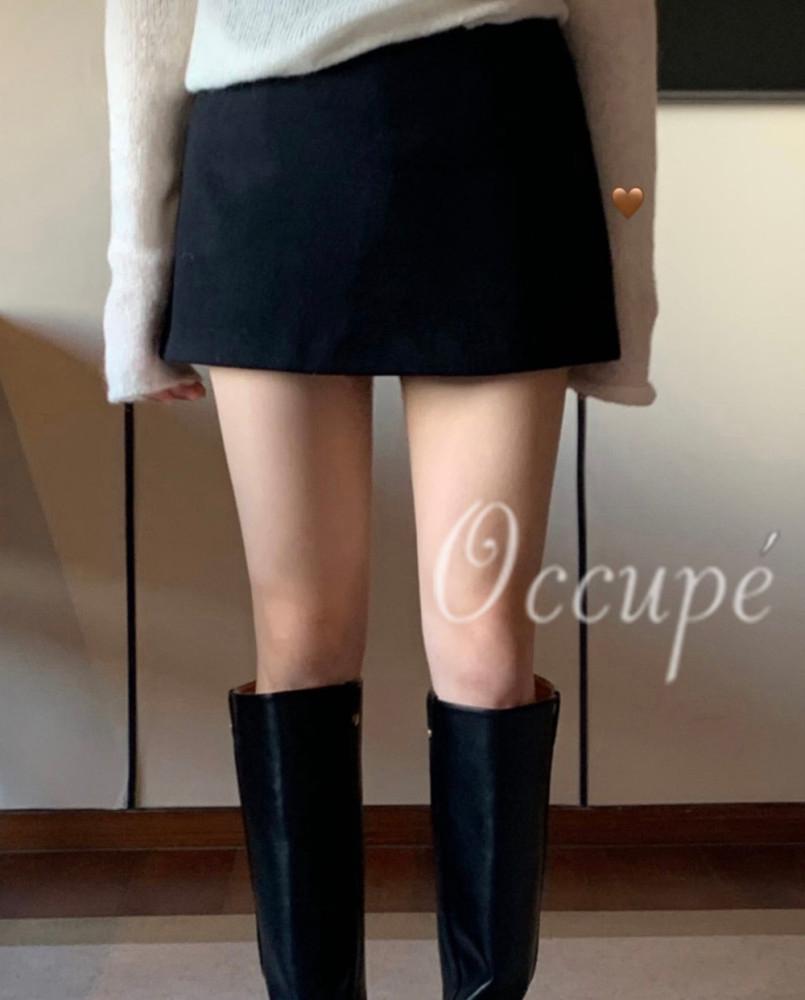[당일발송]미엘 캐린 스커트 (3col) miel 울스커트