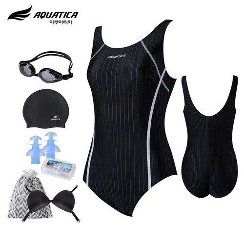 여성 실내수영복 AQA1503 일반용수경 6종세트