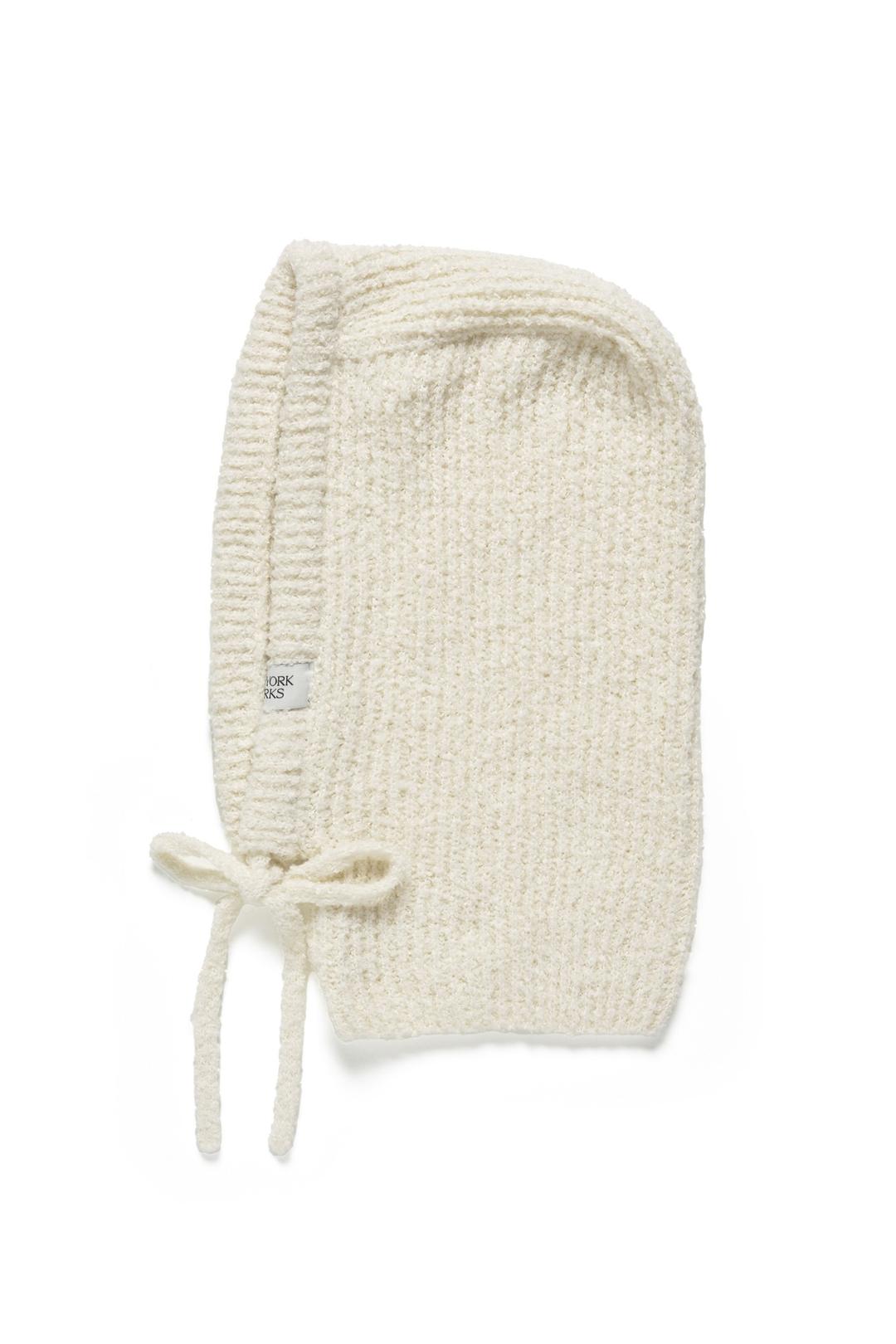 STRING SOFT BOUCLE BALACLAVA_WHITE