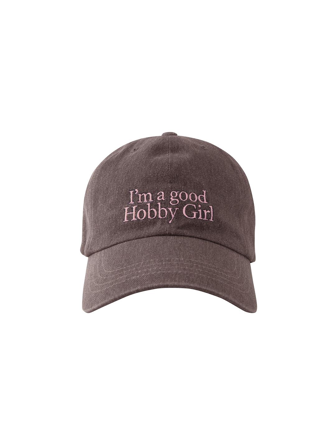 GOODHOBBYGIRL BALL CAP_BROWN