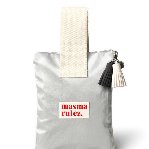 Strap pouch _ Glittery 실버