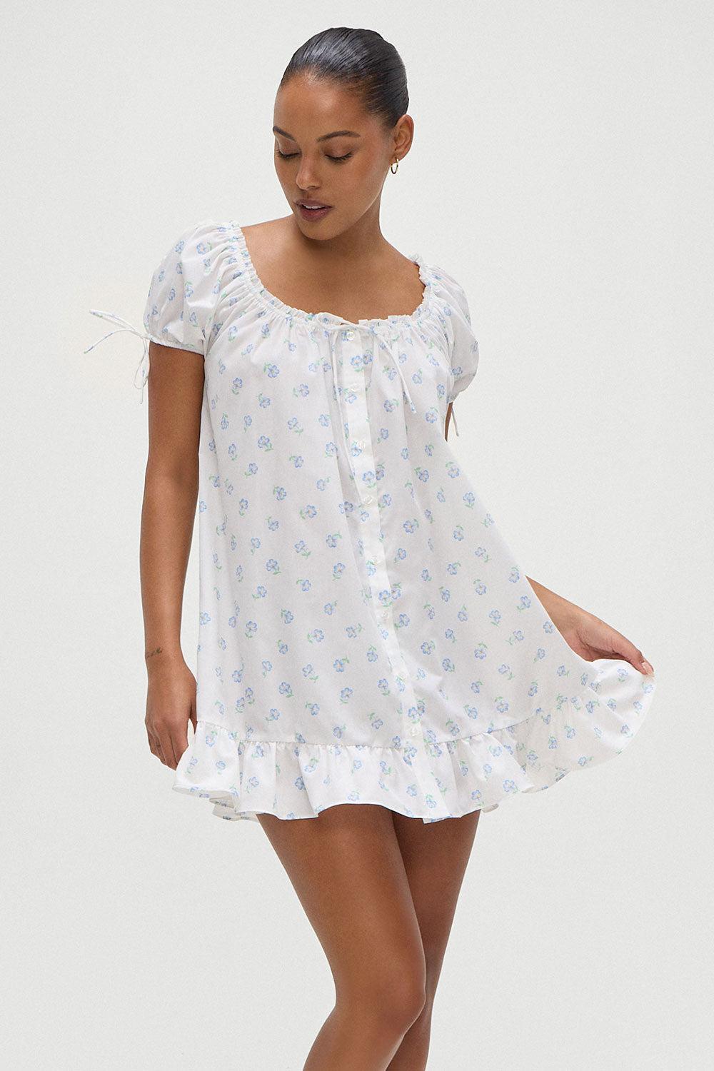 Starlet Babydoll Dress - Periwinkle - Periwinkle / XS