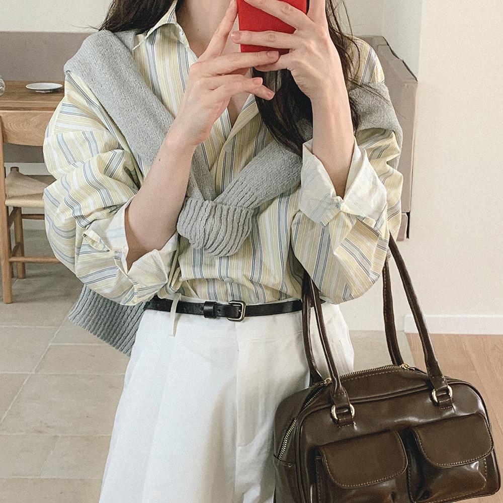 넬라 스트라이프 셔츠