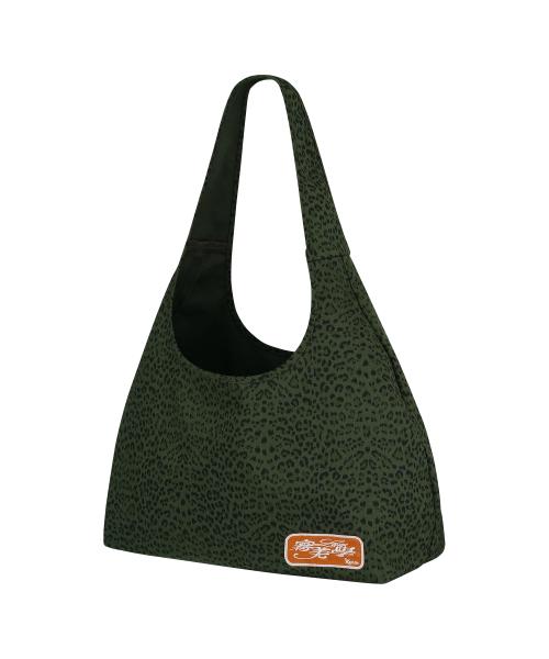 Leopard Print Shoulder Bag Khaki