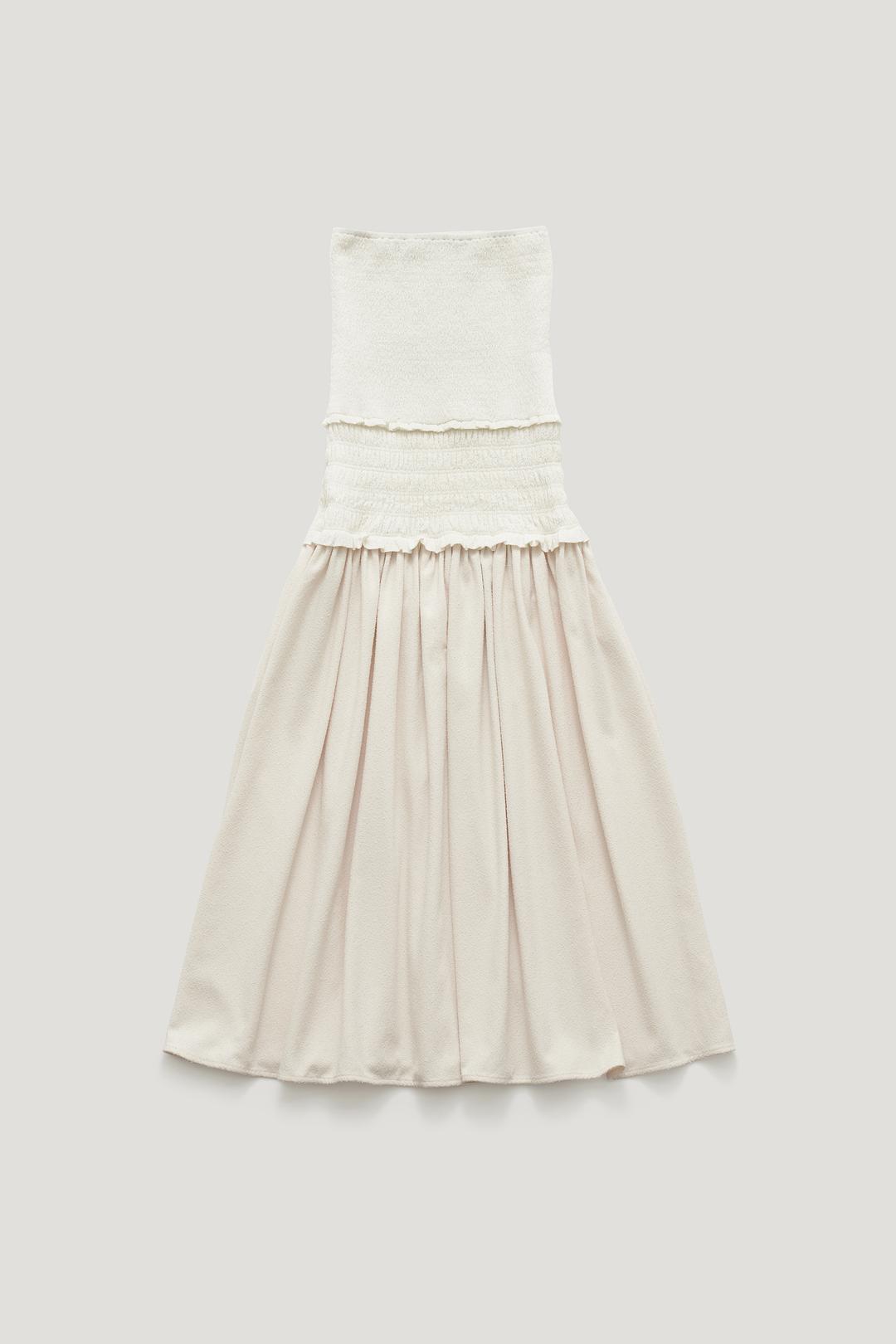 DAHLIA SMOCKING DRESS_IVORY / ₩288,000