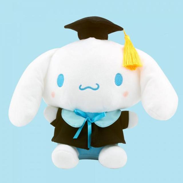 산리오 시나모롤 학사모 졸업 축하 인형 25cm (정식제품)