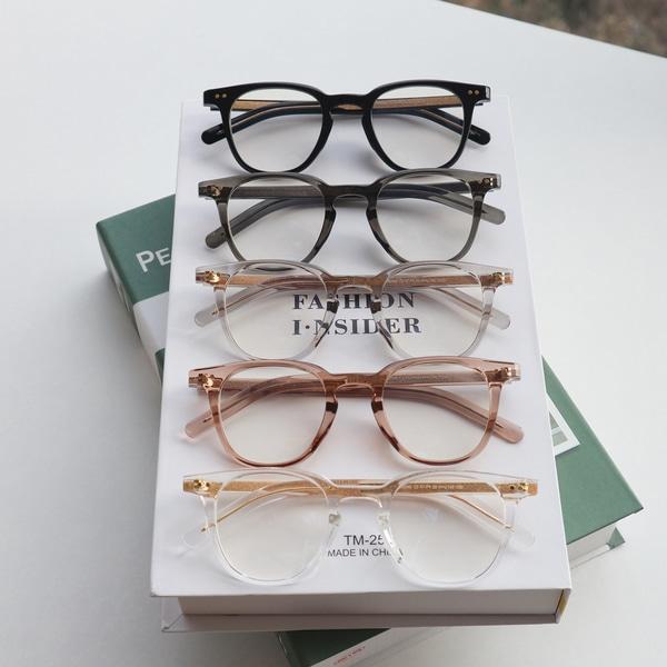 [5color/강추] 투명 뿔테 안경 블루라이트 차단 패션 안경테