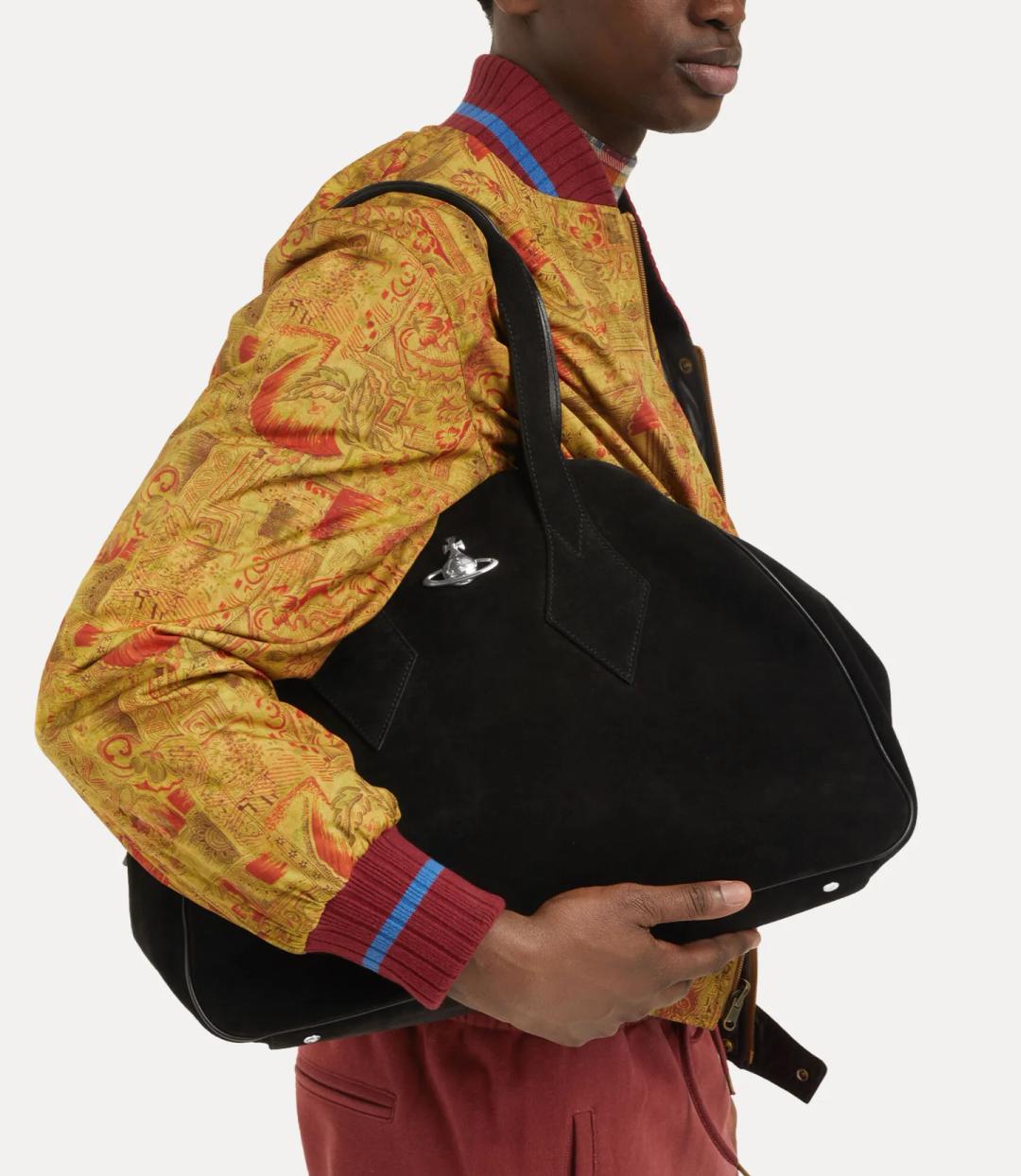 [SS26|관부가세 포함] 비비안웨스트우드 야스민 라지 백 가방 - 블랙 8053195322930