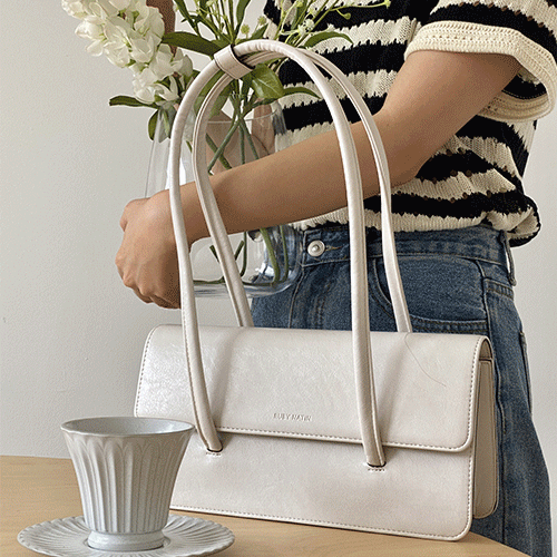 크랙 바게트백 스퀘어 토트 숄더 가방 10컬러