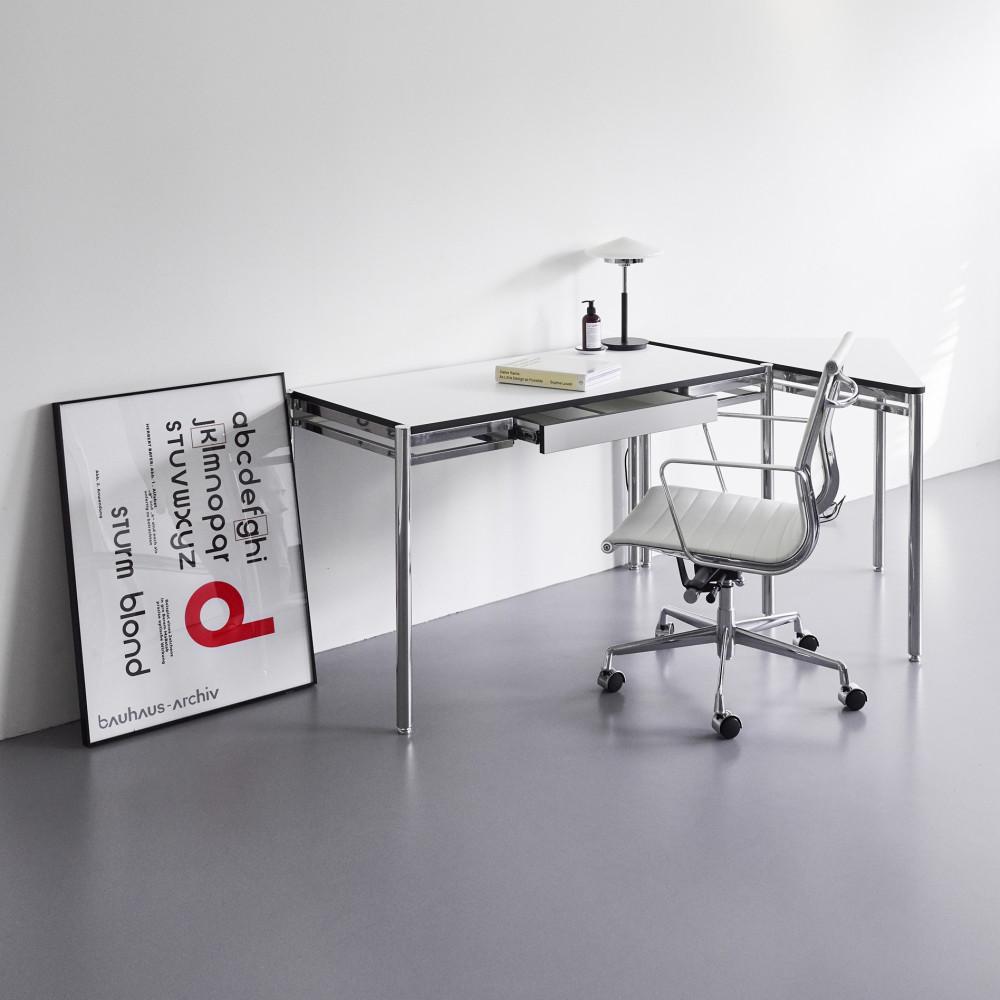 [30sense] 미드센츄리 모던 스틸 프레임 라인 데스크 사무용 서랍 책상 - 30/402