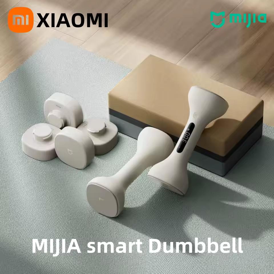 Xiaomi Mijia 스마트 덤벨 세트 1KG/2KG 스마트 스포츠 피트니스 훈련 운동 장비 홈 체육관 Mijia APP에 적합