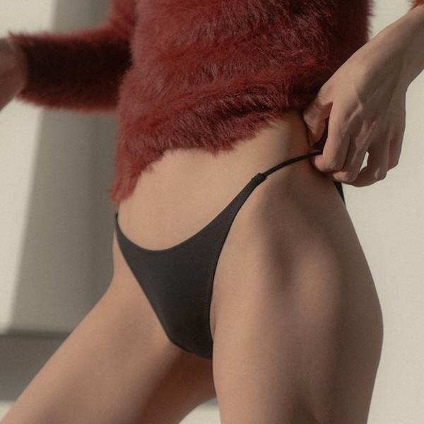 Modal tanga briefs. midnight black