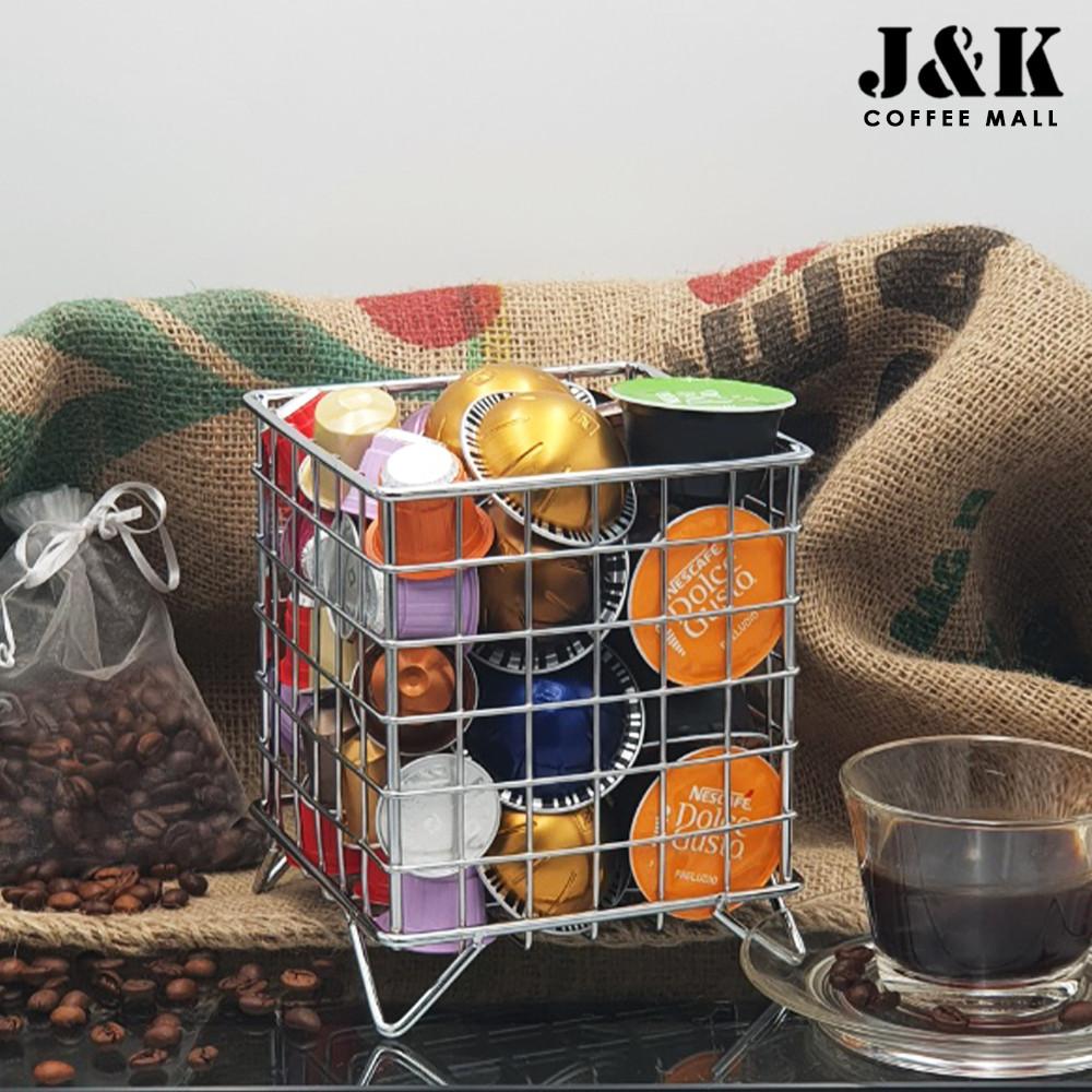 네스프레소 버츄오 돌체구스토 커피 캡슐 호환 바구니형 보관함