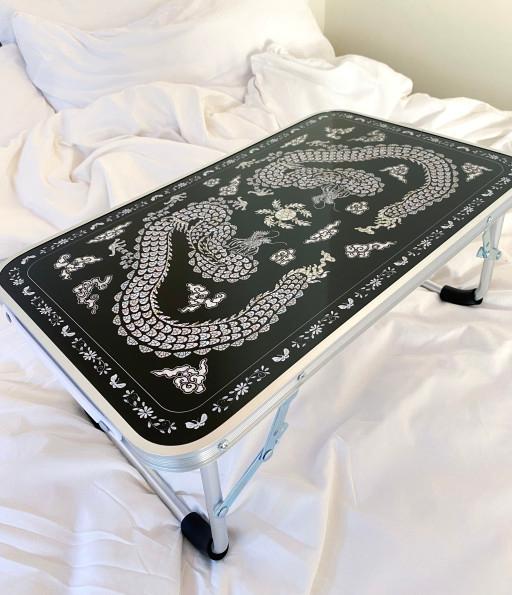 접이식 미니테이블 캠핑 침대 베드 좌식 1인용 테이블