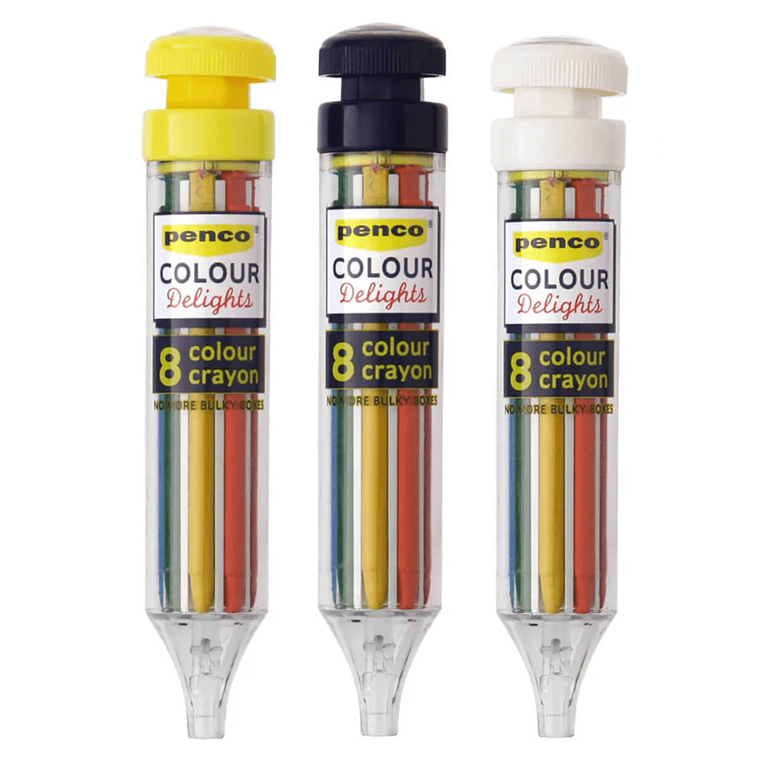 [PENCO] 8 COLORS CRAYON (3 colors)