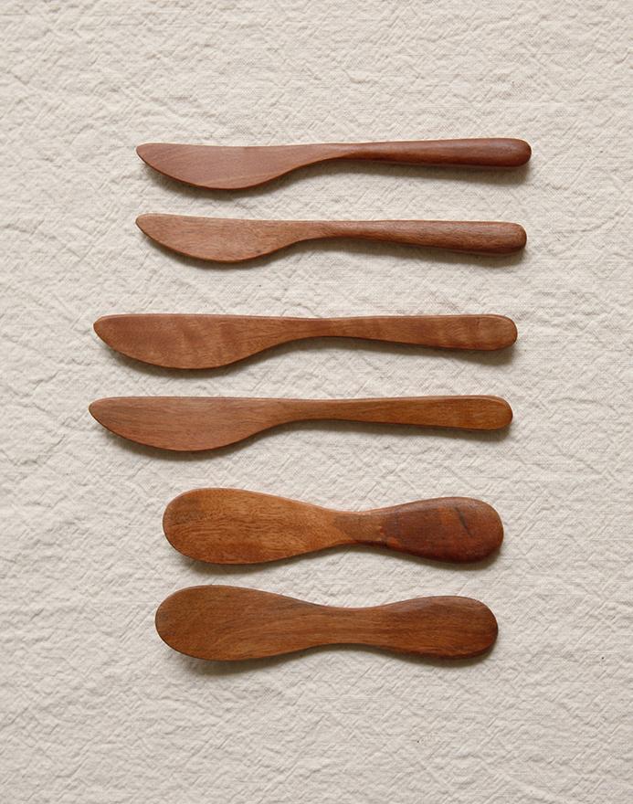 Longan Wood Butter Knife